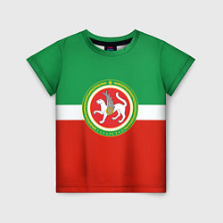 Футболка детская Татарстан: флаг, цвет: 3D-принт