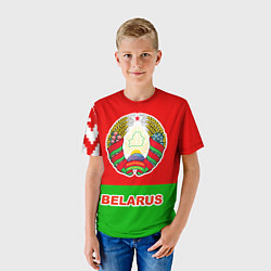 Футболка детская Belarus Patriot, цвет: 3D-принт — фото 2
