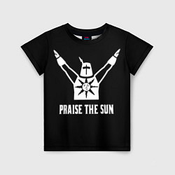 Детская футболка Dark souls praise the sun knight Heida