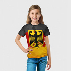 Футболка детская Германия: герб, цвет: 3D-принт — фото 2