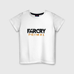 Футболка хлопковая детская Far Cry: Primal Logo, цвет: белый