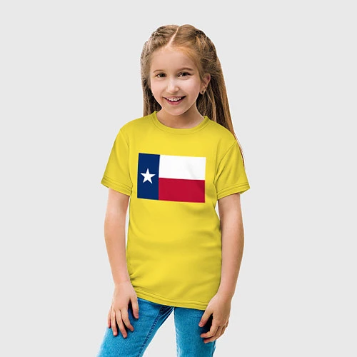 Детская футболка Техас / Желтый – фото 4