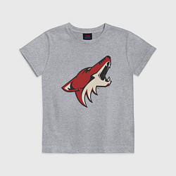 Футболка хлопковая детская Phoenix Coyotes, цвет: меланж