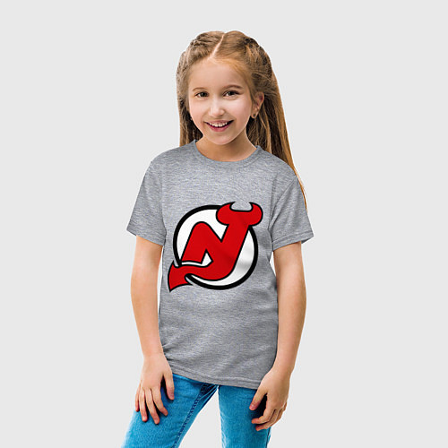 Детская футболка New Jersey Devils / Меланж – фото 4