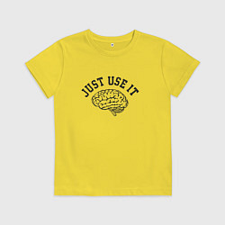 Детская футболка Мозг