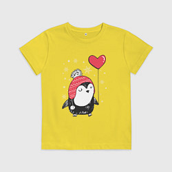 Детская футболка Пингвин с шариком