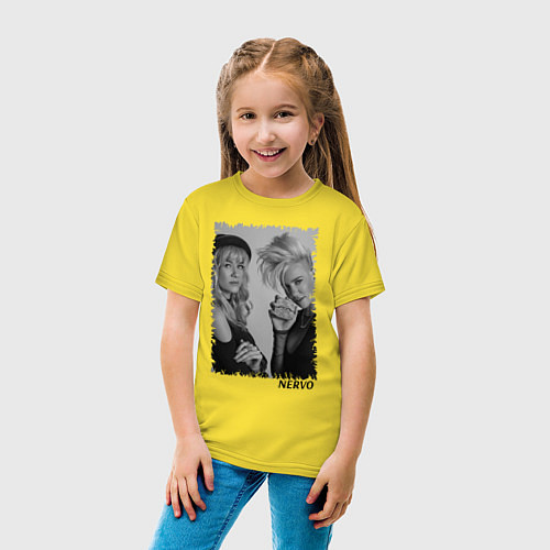 Детская футболка NERVO / Желтый – фото 4