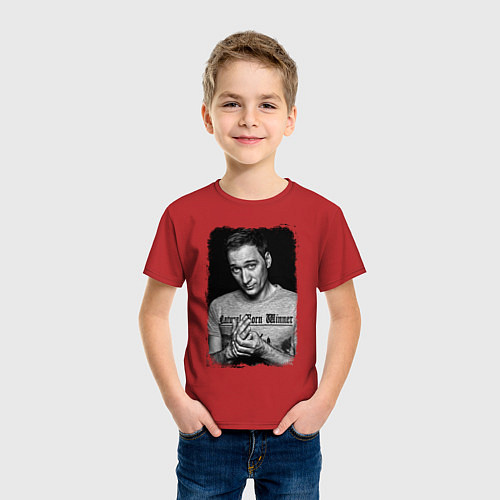 Детская футболка Paul van Dyk: Retro style / Красный – фото 3