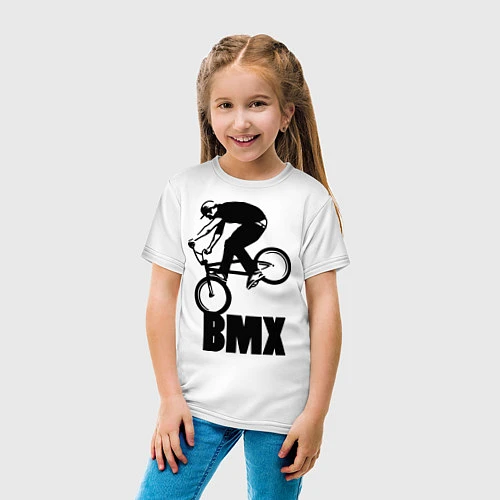 Детская футболка BMX 3 / Белый – фото 4