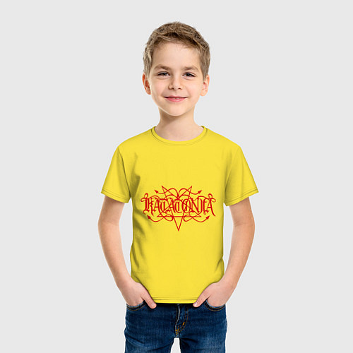 Детская футболка Katatonia / Желтый – фото 3