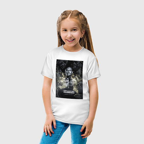 Детская футболка Мейвезер Флойд / Белый – фото 4