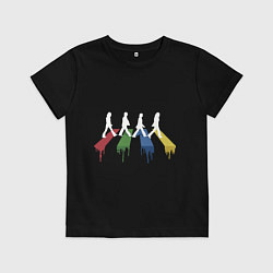 Детская футболка Beatles Color
