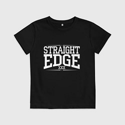 Детская футболка Straight edge xxx