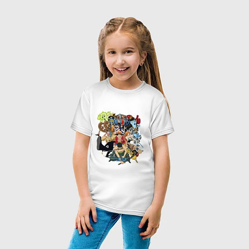 Детская футболка Ван-Пис / Белый – фото 4