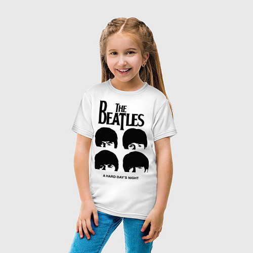 Детская футболка A Hard Days Night / Белый – фото 4