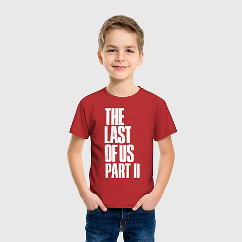 Детская футболка The Last of Us: Part II / Красный – фото 3