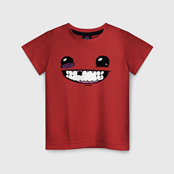 Детская футболка Super Meat Boy: Face
