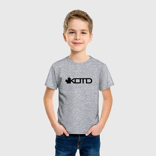 Детская футболка KOTD / Меланж – фото 3