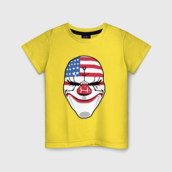 Футболка хлопковая детская American Mask, цвет: желтый