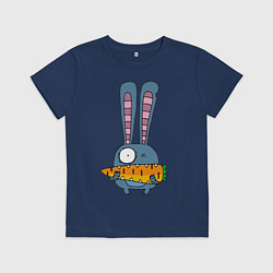 Детская футболка Заяц с морковкой