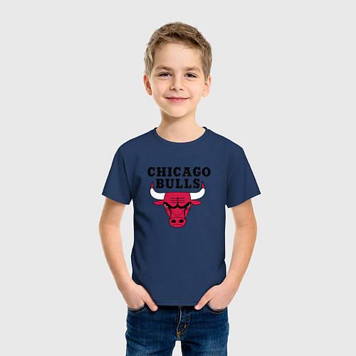 Детская футболка Chicago Bulls / Тёмно-синий – фото 3