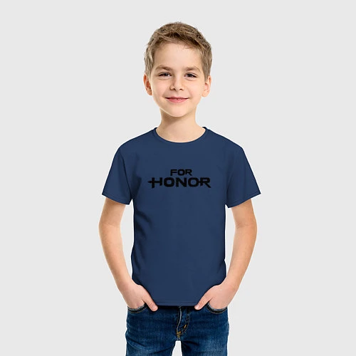 Детская футболка For Honor / Тёмно-синий – фото 3