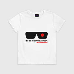 Футболка хлопковая детская The Terminator, цвет: белый