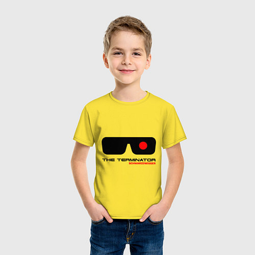 Детская футболка The Terminator / Желтый – фото 3