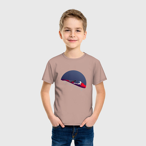Детская футболка Starman / Пыльно-розовый – фото 3