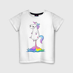 Детская футболка Взлет единорога