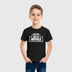 Футболка хлопковая детская Fortnite: Battle Royale, цвет: черный — фото 2