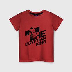 Футболка хлопковая детская Salah: The Egyptian King, цвет: красный