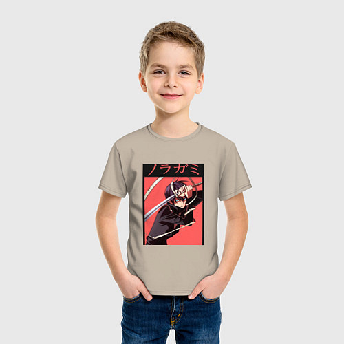 Детская футболка Бездомный бог / Миндальный – фото 3