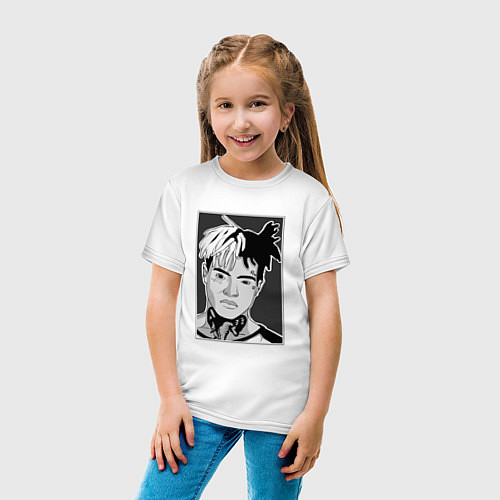 Детская футболка XXXtentacion portrait / Белый – фото 4