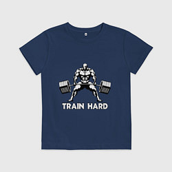 Детская футболка Train hard тренируйся усердно