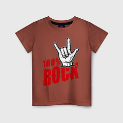 Детская футболка 100% Rock