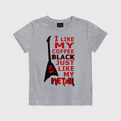 Футболка хлопковая детская Mindless Self Indulgence - Coffee black, цвет: меланж