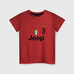 Футболка хлопковая детская Ronaldo: Juve Sport, цвет: красный