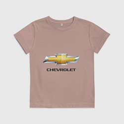 Детская футболка Chevrolet логотип
