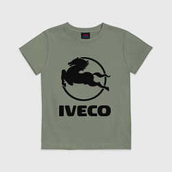Футболка хлопковая детская Iveco, цвет: авокадо