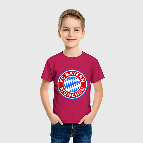 Детская футболка Bayern Munchen FC / Маджента – фото 3