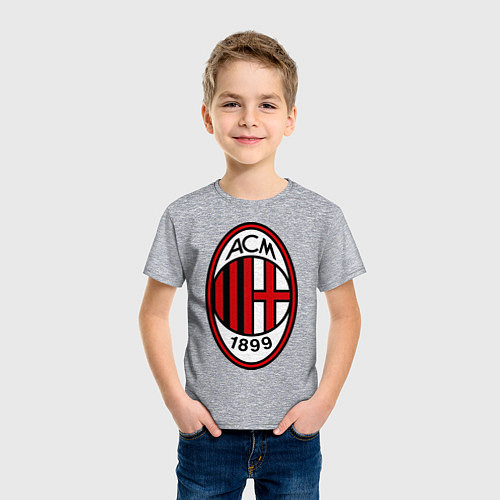 Детская футболка Milan ACM / Меланж – фото 3