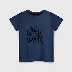Футболка хлопковая детская Don't Starve, цвет: тёмно-синий