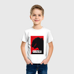 Футболка хлопковая детская Godzilla: Sunrise Poster, цвет: белый — фото 2