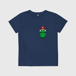 Детская футболка Марио в кармане