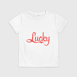 Детская футболка Lucky logo