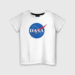 Футболка хлопковая детская NASA: Dasa, цвет: белый