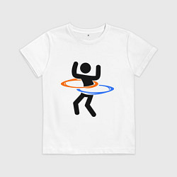 Детская футболка Portal Рoops