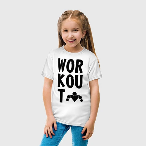 Детская футболка WorkOut: Street Style / Белый – фото 4