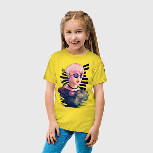 Детская футболка BTS RM / Желтый – фото 4